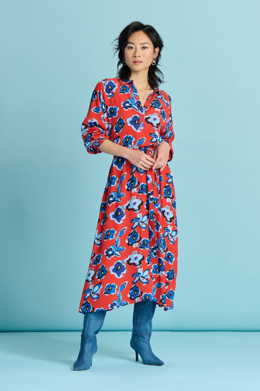 DRESS – Flower Glory Red