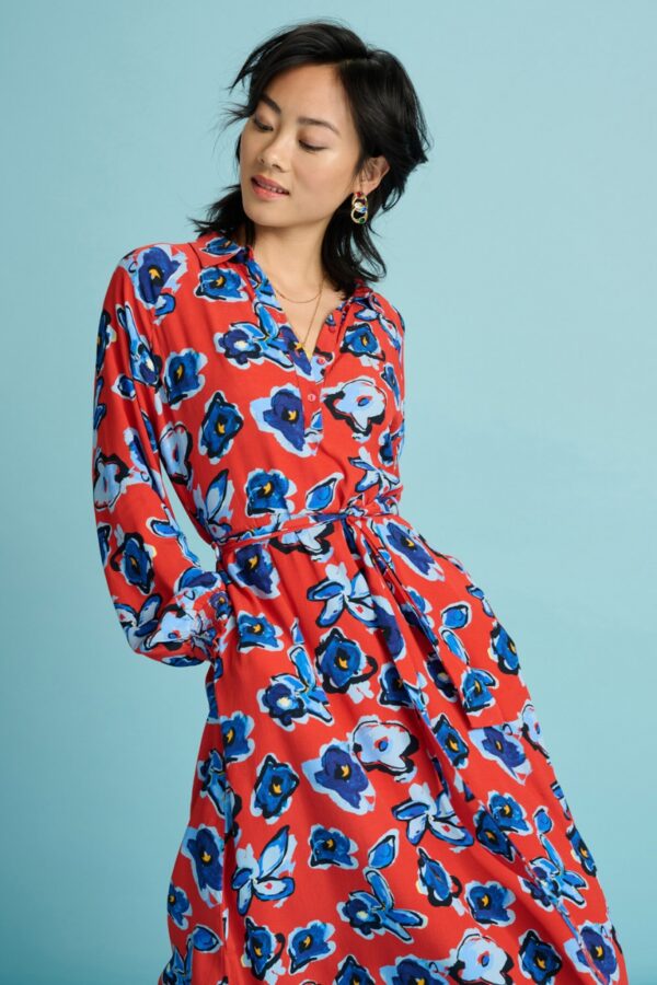 DRESS - Flower Glory Red – Image 3