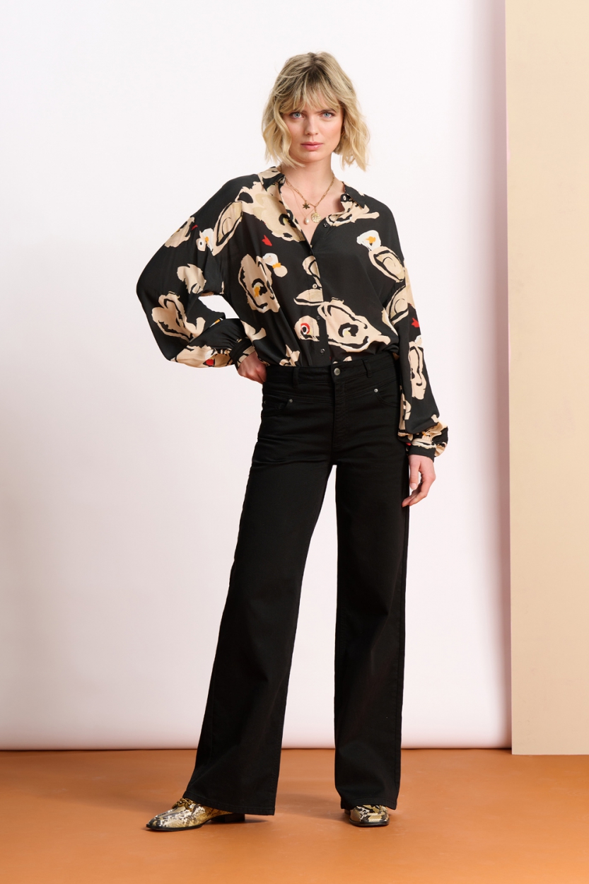 JEANS – Wide Leg Eternal Black