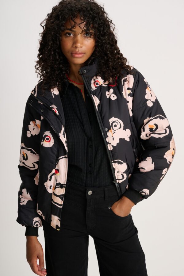 JACKET - Flower Glory Black – Image 3
