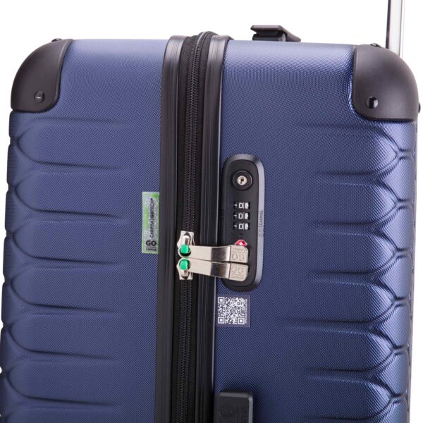Gotech green travel unisex large hard trolleys – Image 36