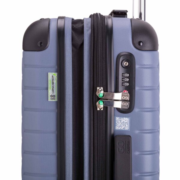 Gotech green travel unisex small hard trolleys – Image 12