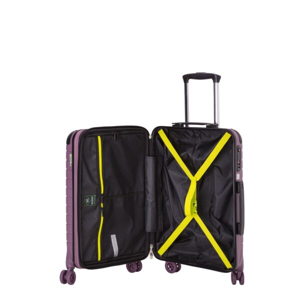 Gotech green travel unisex small hard trolleys – Image 15