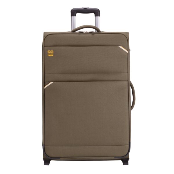Split colors travel unisex large soft trolleys – Image 3