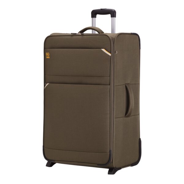 Split colors travel unisex large soft trolleys
