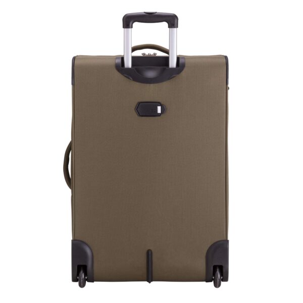 Split colors travel unisex large soft trolleys – Image 4