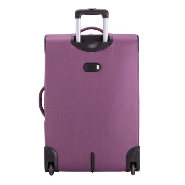 Split colors travel unisex large soft trolleys – Image 8