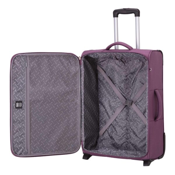 Split colors travel unisex medium soft trolleys – Image 9