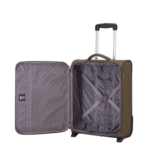 Split colors travel unisex small soft trolleys – Image 4