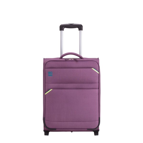 Split colors travel unisex small soft trolleys – Image 5