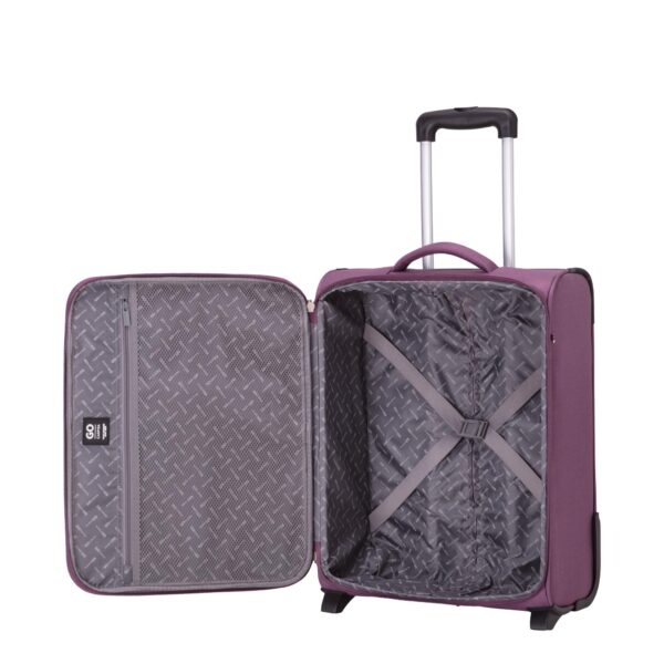 Split colors travel unisex small soft trolleys – Image 9