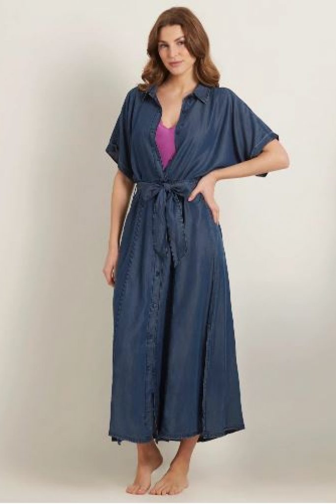 Denim Woman Full-Long Dress