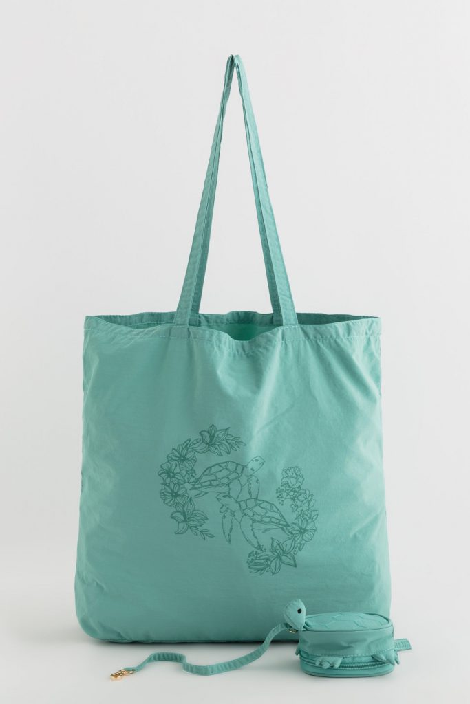 Friendly Turtle Woman Bags Folding Shopping