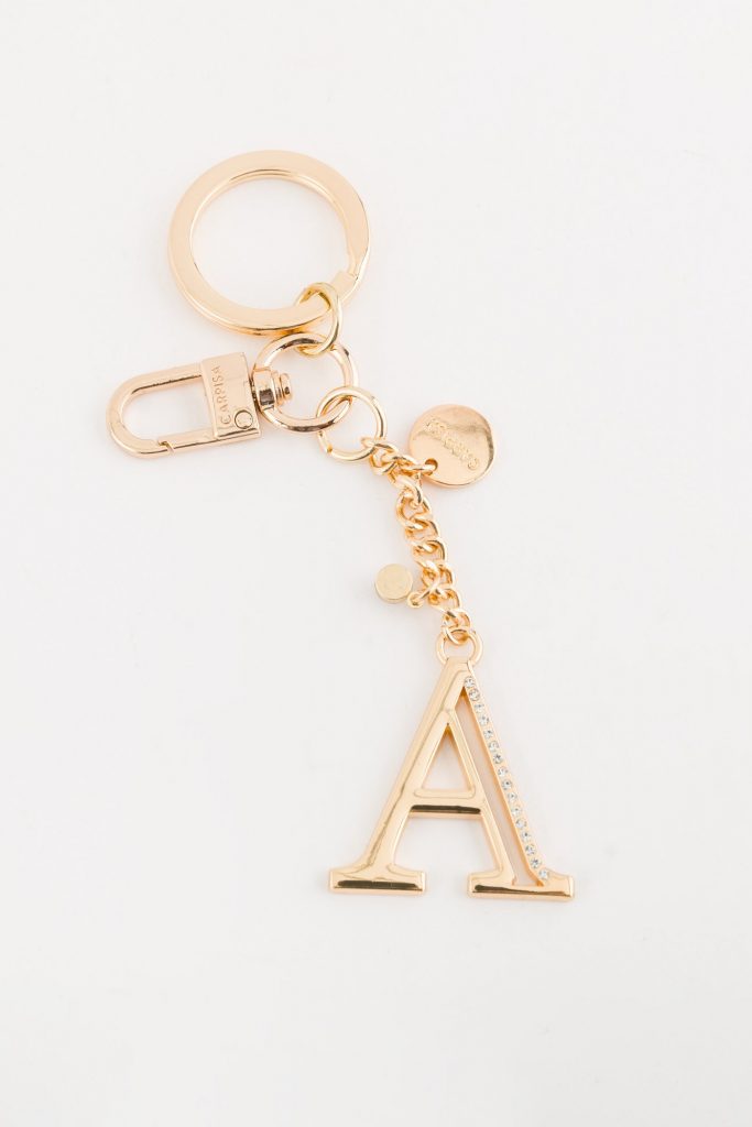 Glare Letters Keycha Woman Metal Keyring 2
