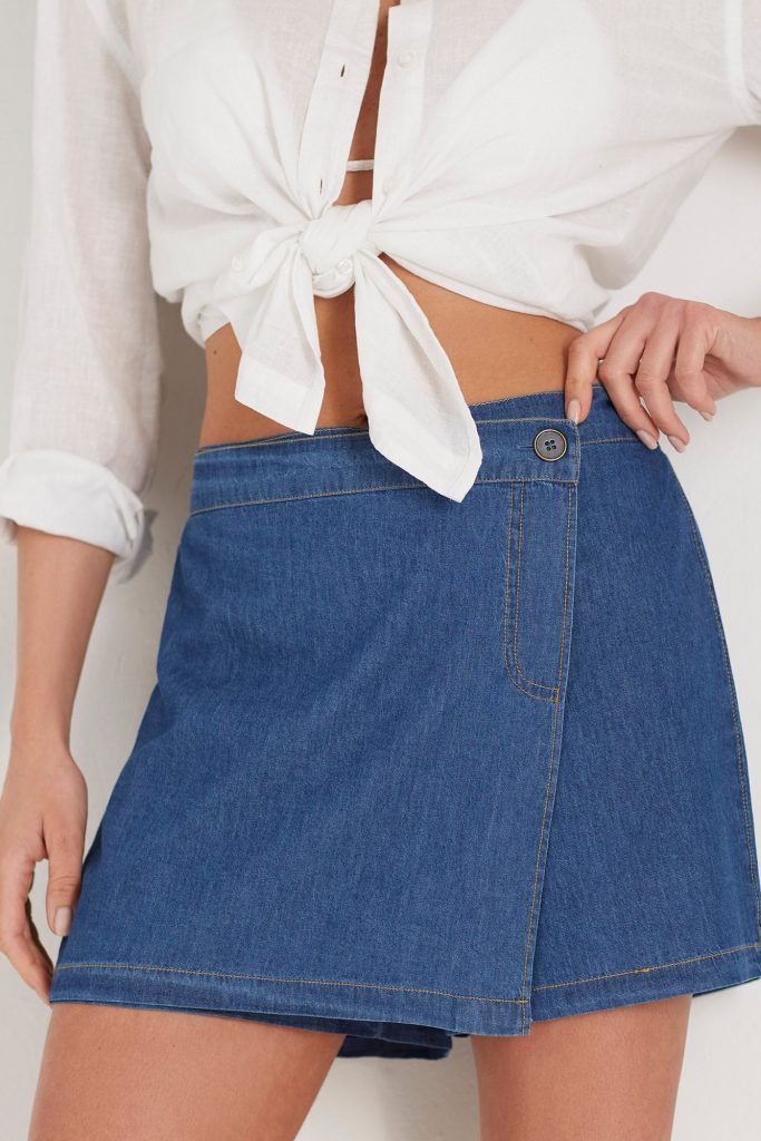 Denim Woman Shorts 2