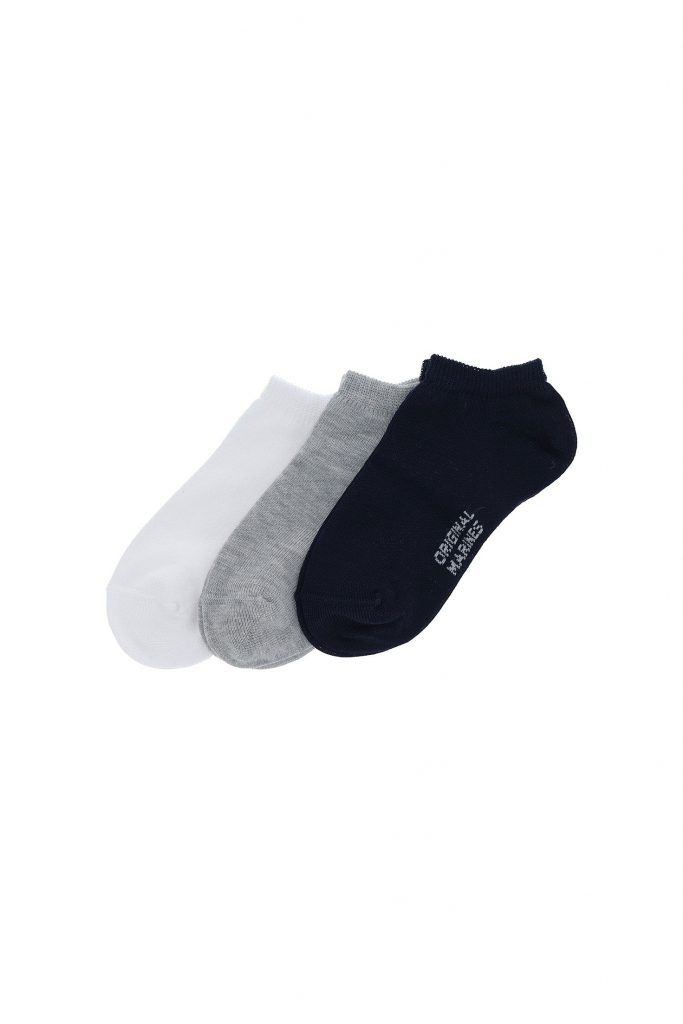 Basico Spring Boy Tri-Pack Sneakers Socks 1