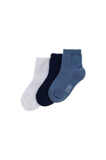 Basico spring baby boy short tri-pack socks 1