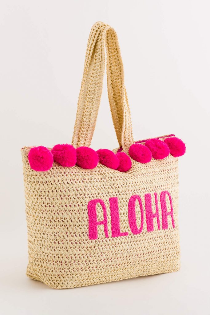 Woman Aloha Shopping