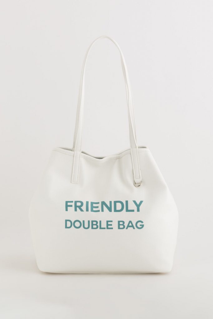 Friendly Double Spri Woman Shopping Bags Reversible Small
