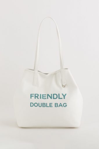 Friendly Double Spri Woman Shopping Bags Reversible Small