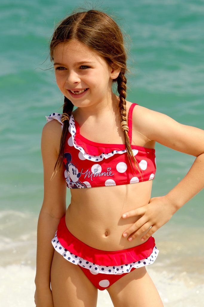 Minnie Kids Bandeau bikini+briefs