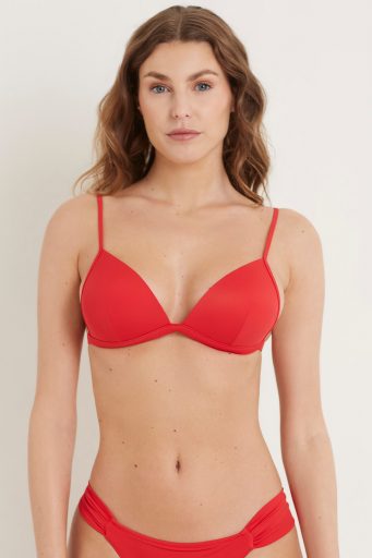Essentials Woman Padded Triangle Push Up Bikini Bra