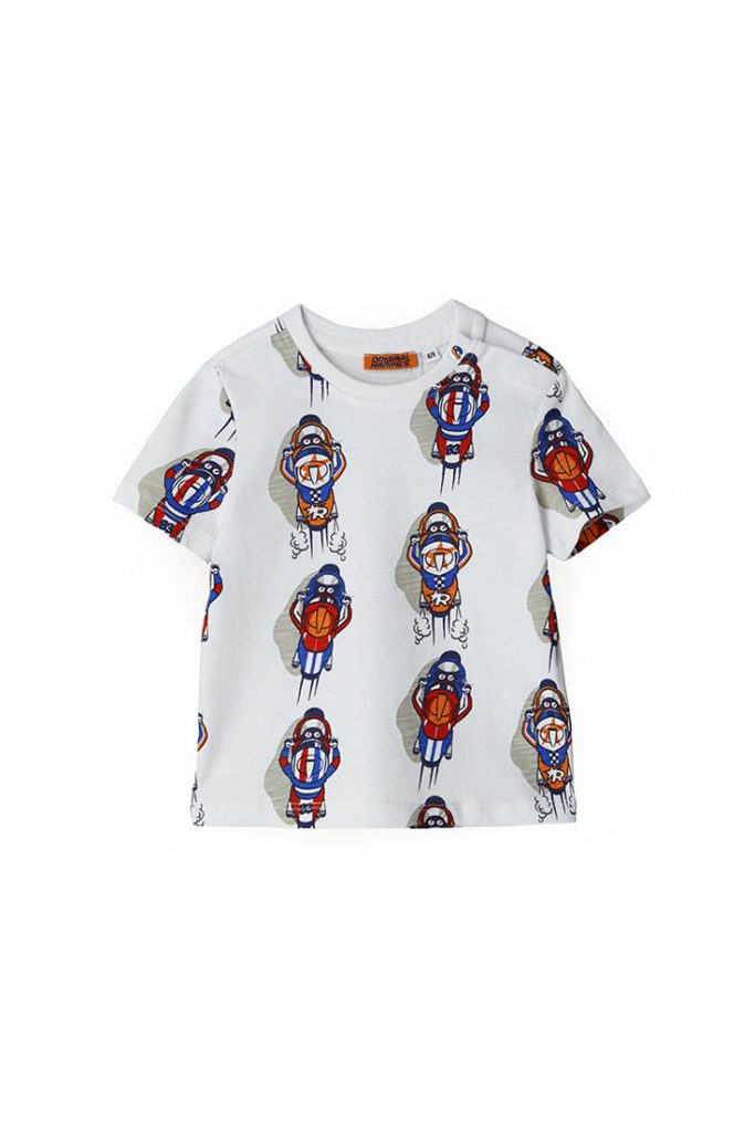 City clash baby boy printed t-shirt