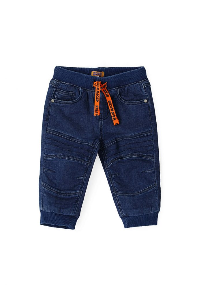 City clash baby boy denim sweatpants 1