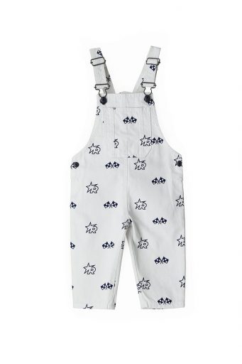 City clash baby boy cotton overalls
