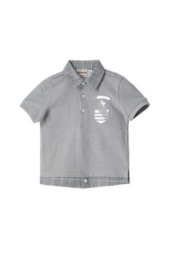 Special day baby boy short sleeved polo shirt 1