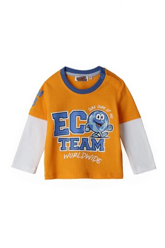 Indigo varsity baby boy long sleeve t-shirt