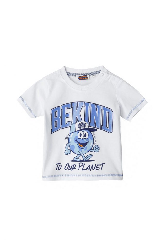 Indigo Varsity Baby boy Short Sleeve T-Shirt 1
