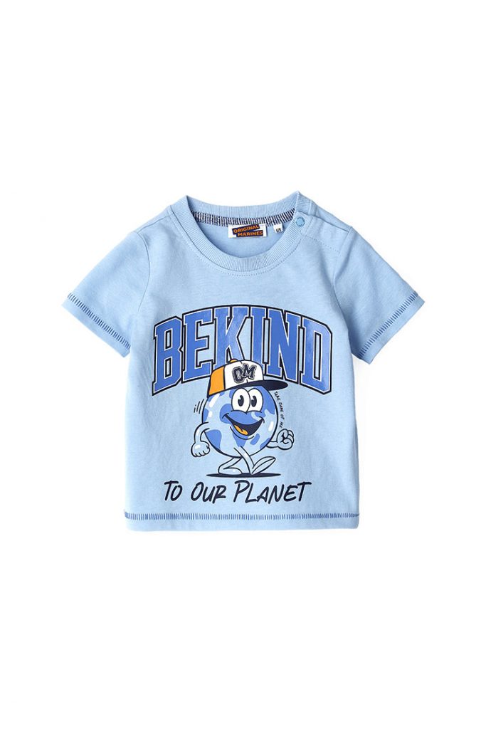 Indigo varsity baby boy short sleeve t-shirt 5