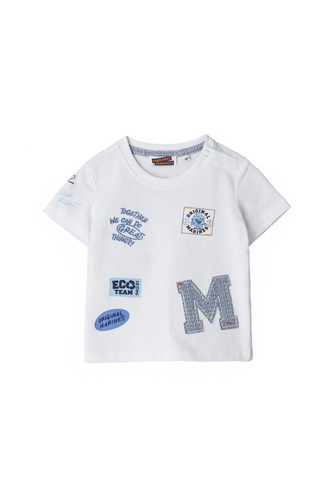 Indigo Varsity Baby boy Short Sleeve T-Shirt 2