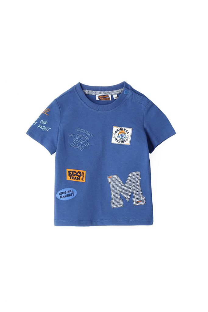 Indigo varsity baby boy short sleeve t-shirt 7