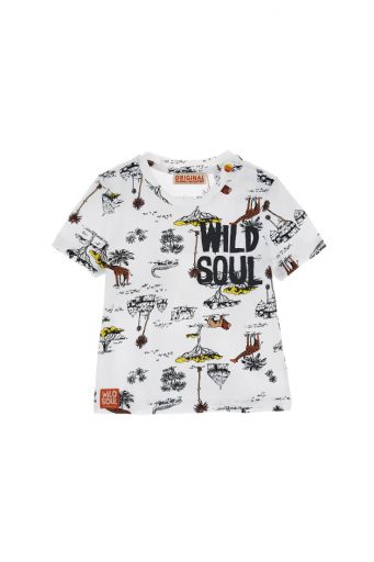 Sunny sunday baby boy short sleeve t-shirt 24
