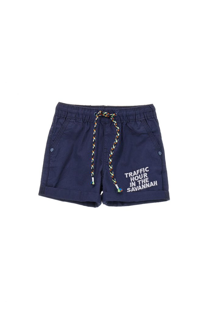 Neon Explorer Baby boy Cotton Shorts