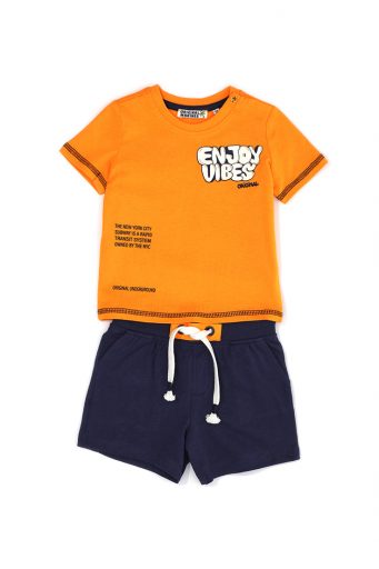 Neon explorer baby boy t-shirts and shorts sets 9