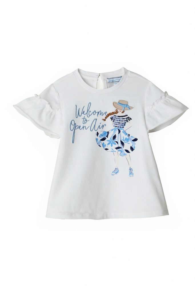 Montecarlo baby girl short sleeve t-shirt 13