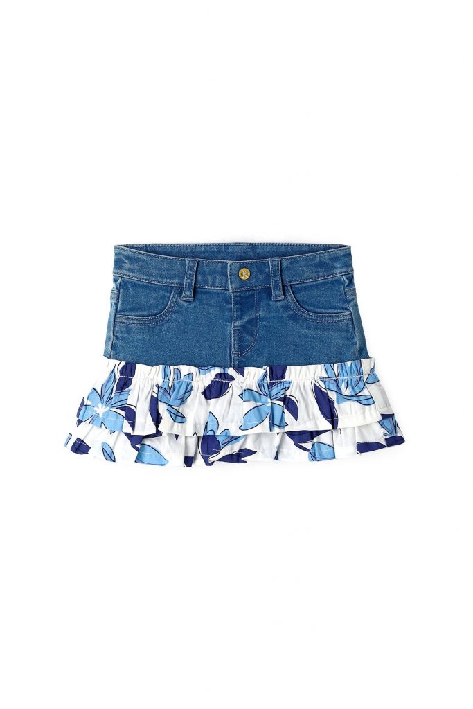 Montecarlo Baby girl Denim Skirt