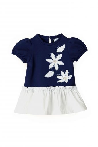 Montecarlo Baby girl Dress With Ruffles