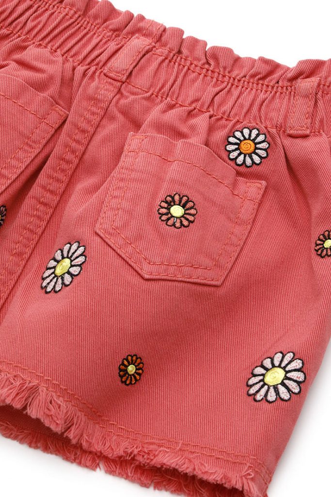 Flower market baby girl 5 pocket skirt