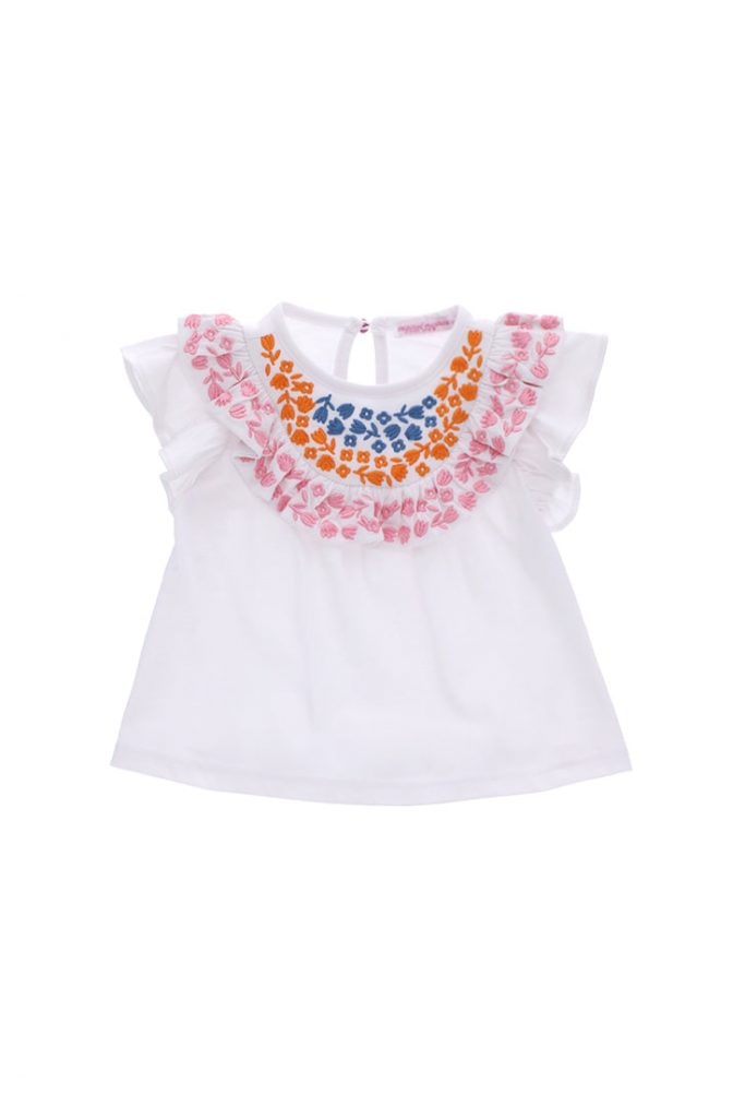 Jolla beach baby girl cotton blouse