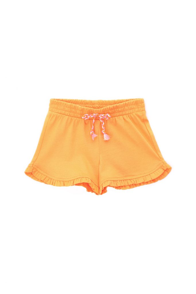 Jolla beach baby girl shorts with ruffles