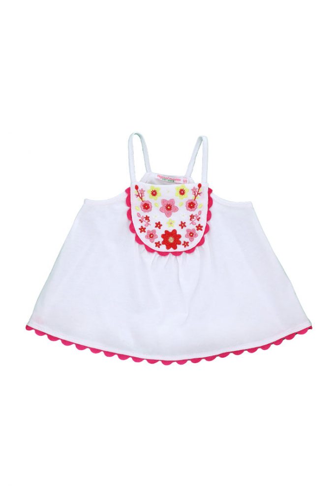 California mood baby girl tank top
