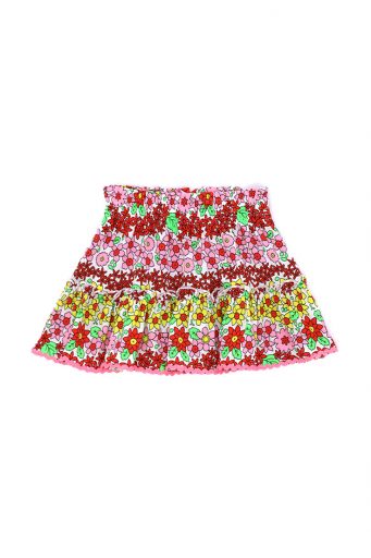 California mood baby girl skirt with all over print