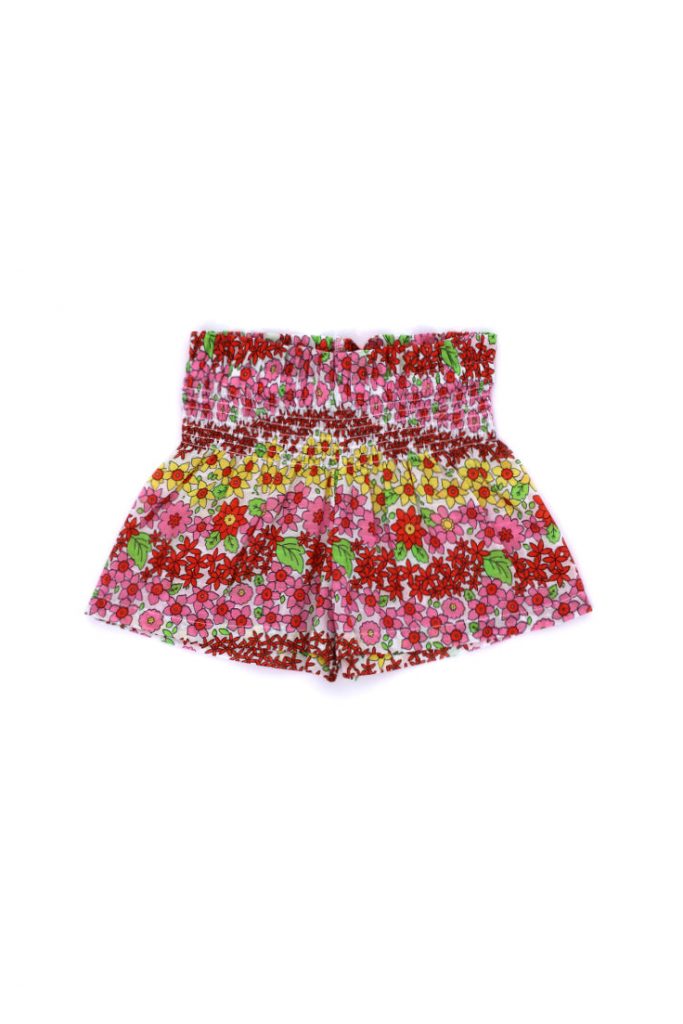California mood baby girl cotton shorts