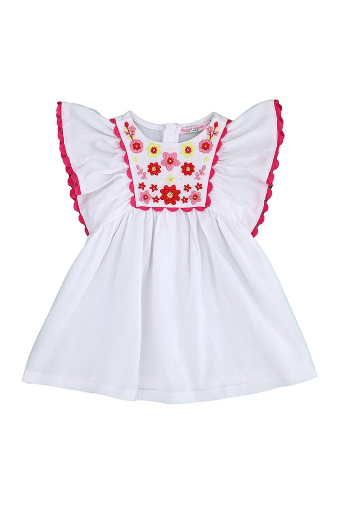California mood baby girl cotton dress