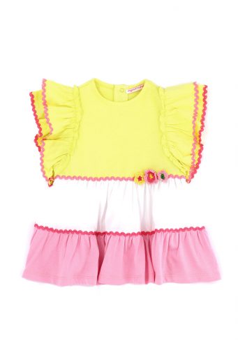 California Mood Baby girl Dress With Ruffles