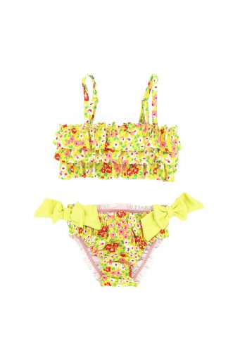 Beachwear Baby girl Set: Top And Beach Briefs
